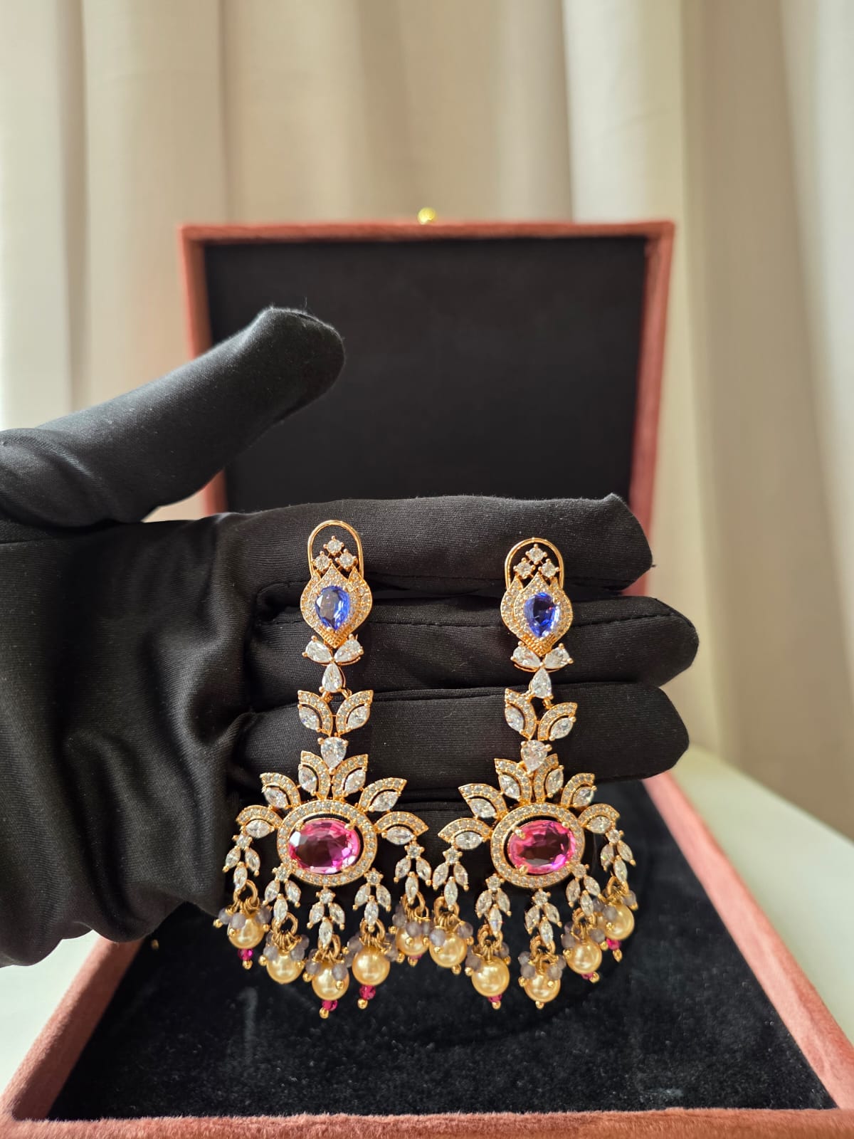 Aurora Amethyst Statement Earrings