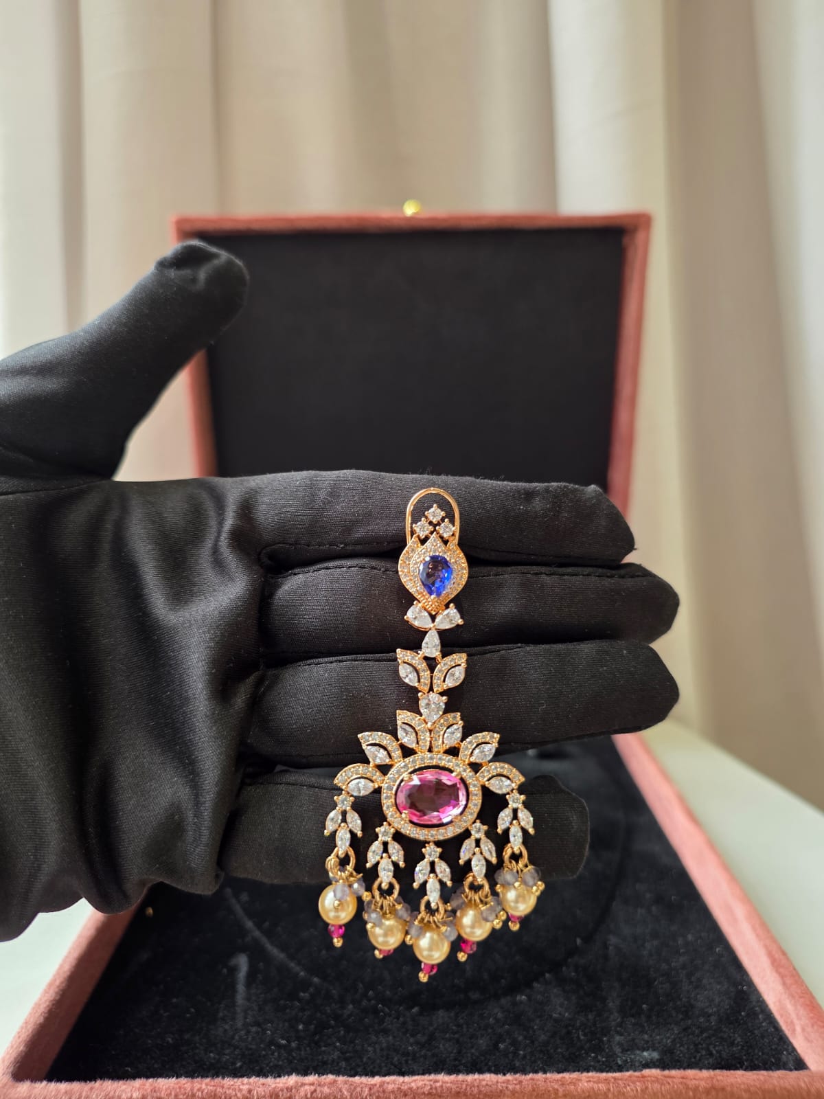 Aurora Amethyst Statement Earrings