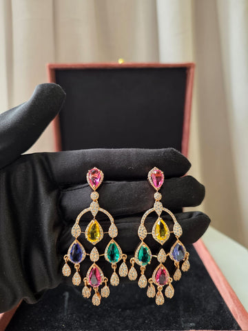 Aurora Prism Statement Earrings
