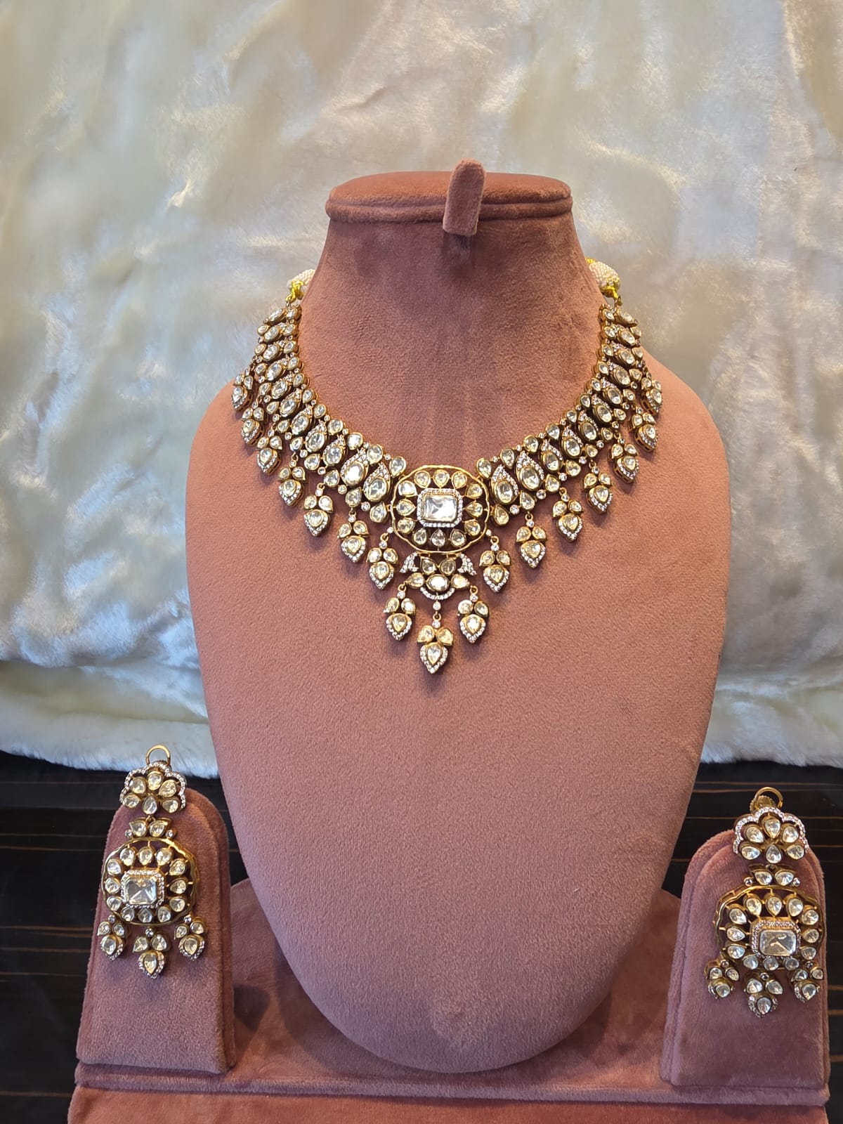 Regal Polki Statement Necklace Set