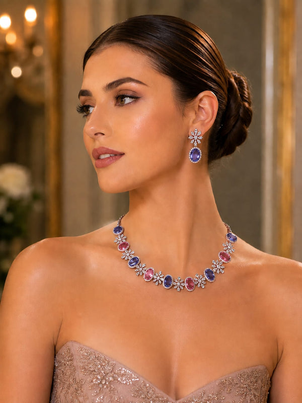 Twilight Blossom Necklace Set