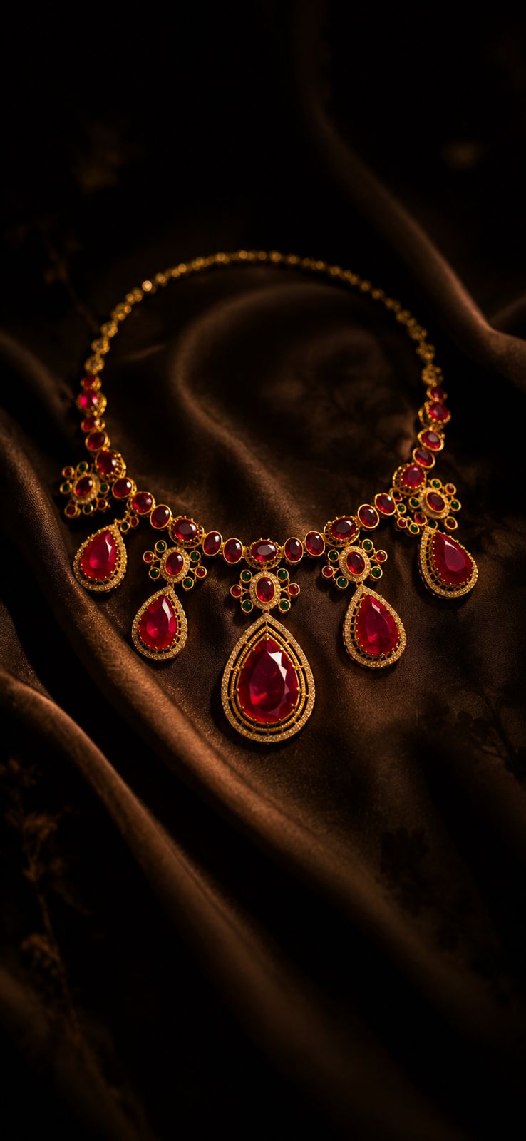 Ruby Sabyas Heritage Necklace Set