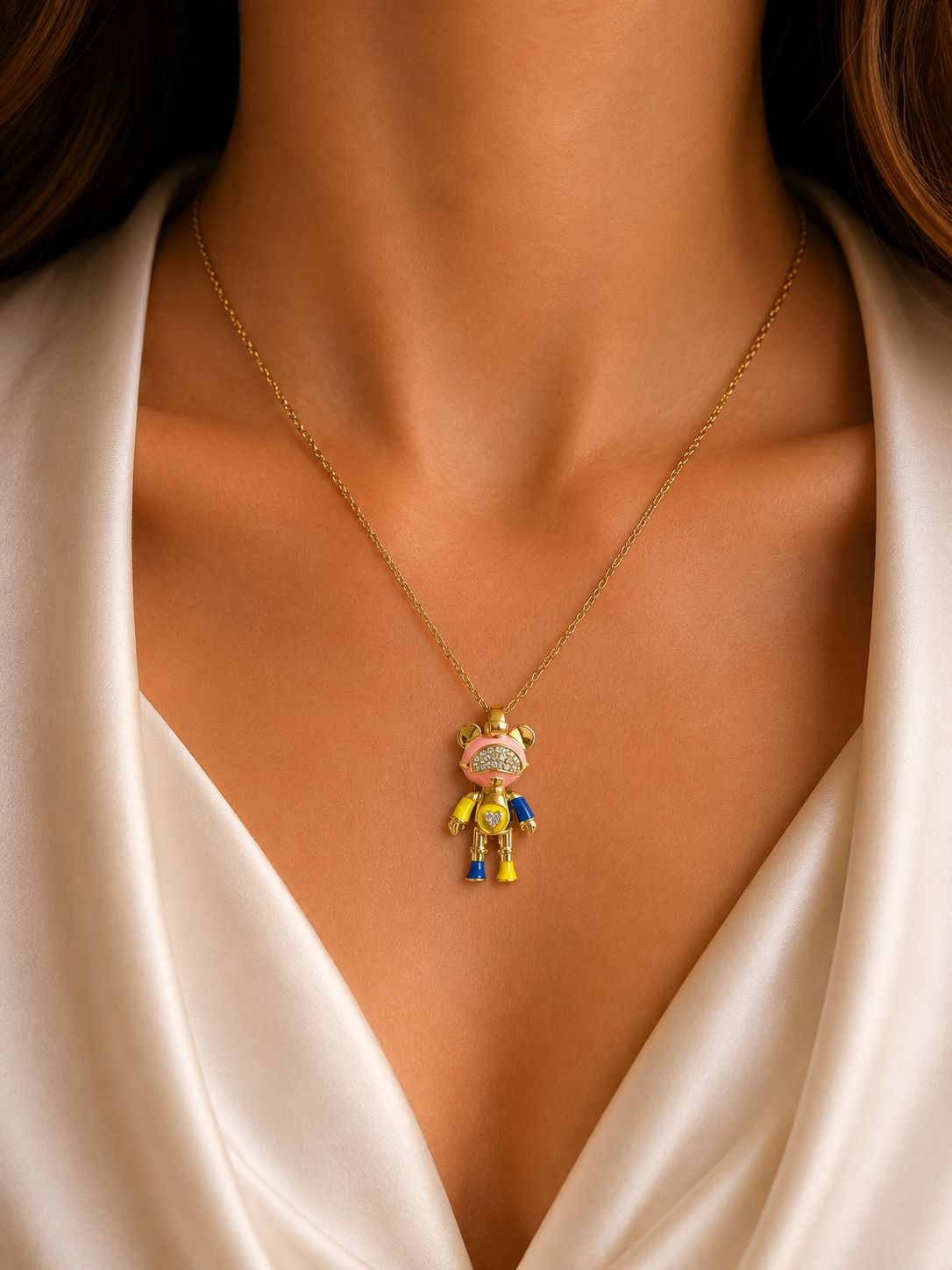 Mimo Bear Pendant Chain