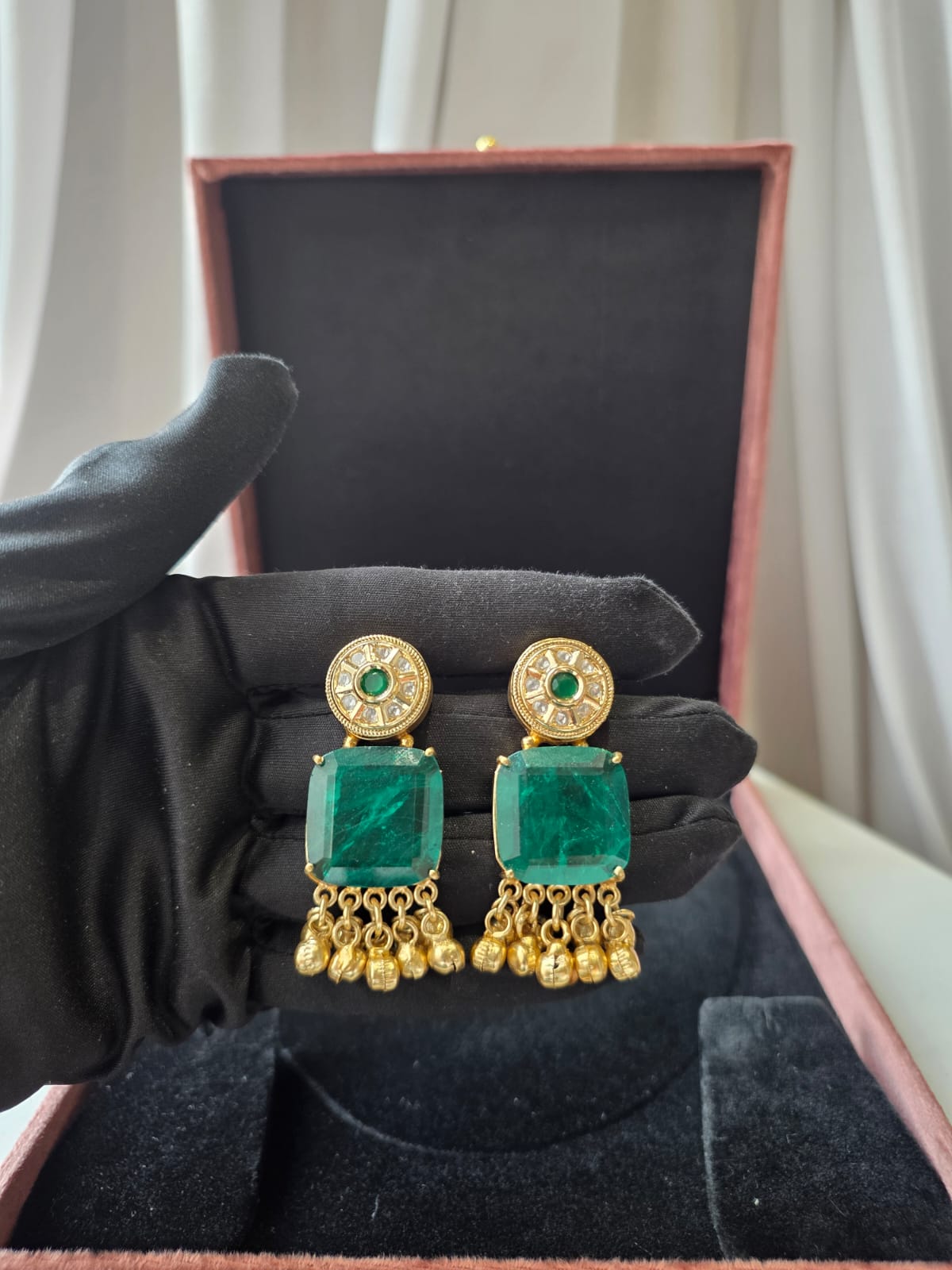 Heirloom Gemstone Tassel Earrings