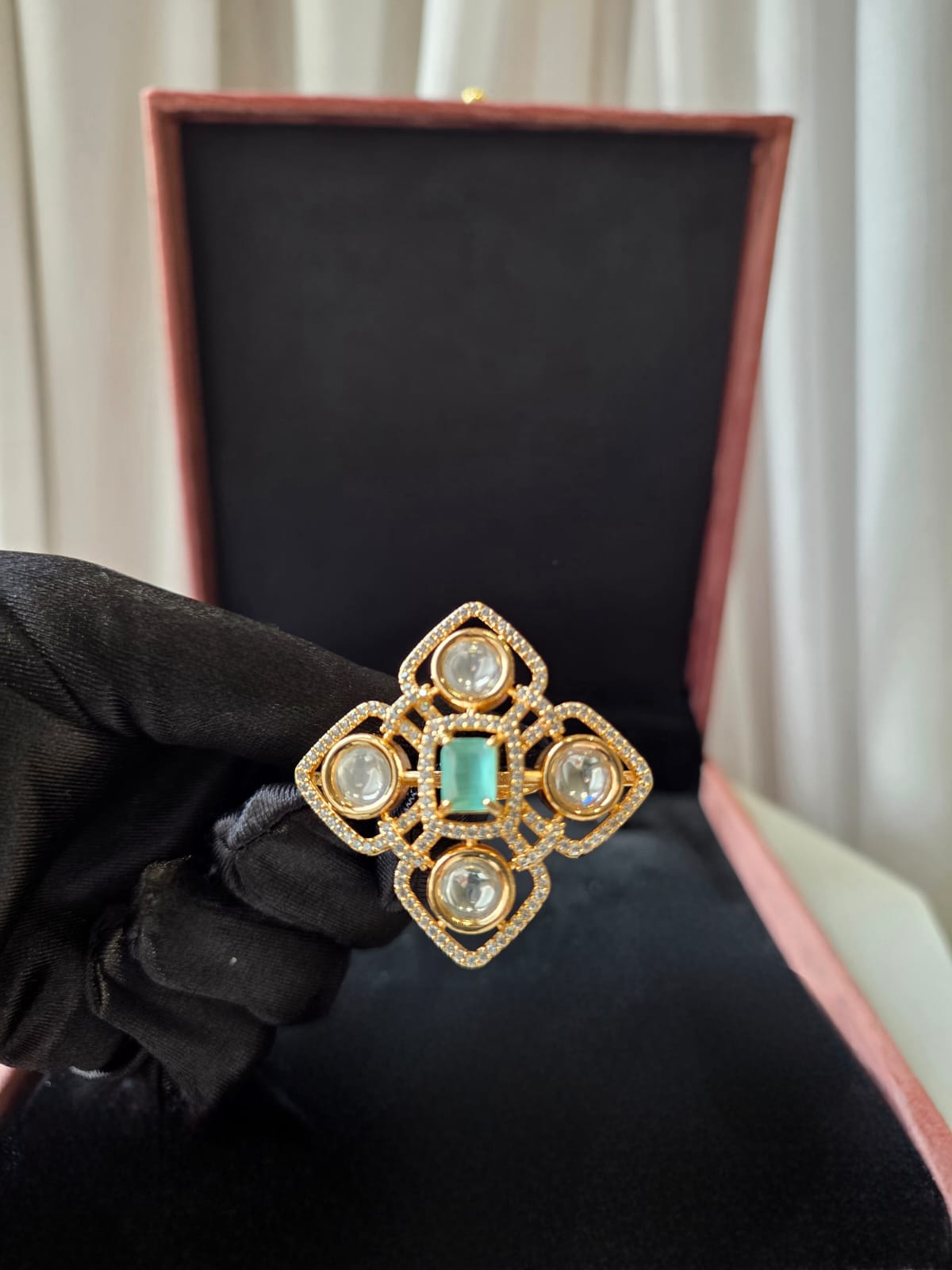 Zaria Ocean Royale Cocktail Ring
