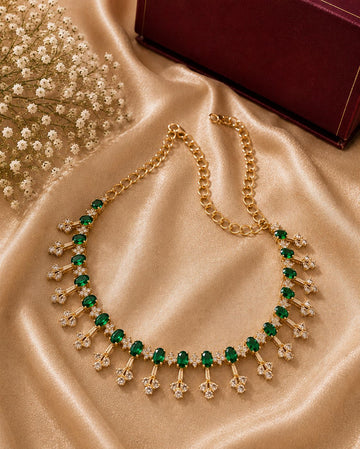 Emerald Blossom Necklace