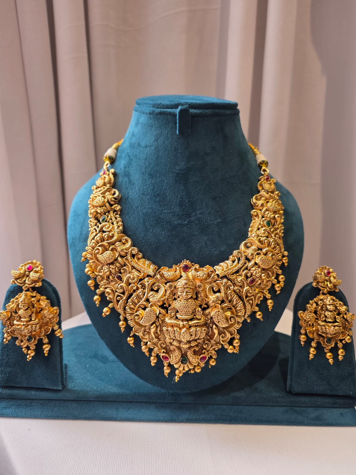 Lakshmi Temple Heritage Necklace Set