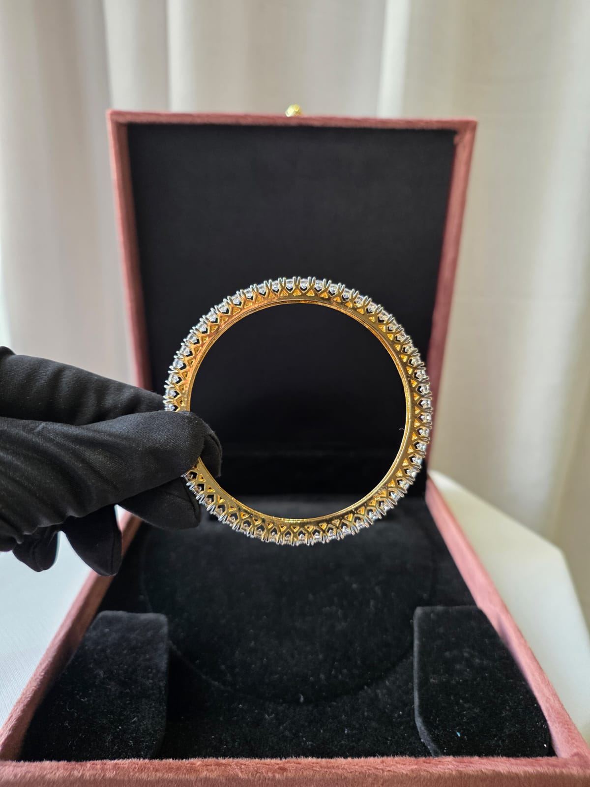 Aurelia Diamond Bangle Pair Set