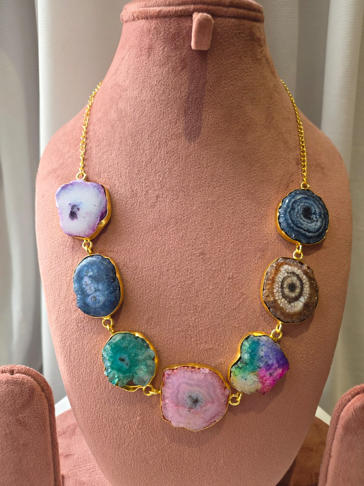 Prism Aura Slice Necklace
