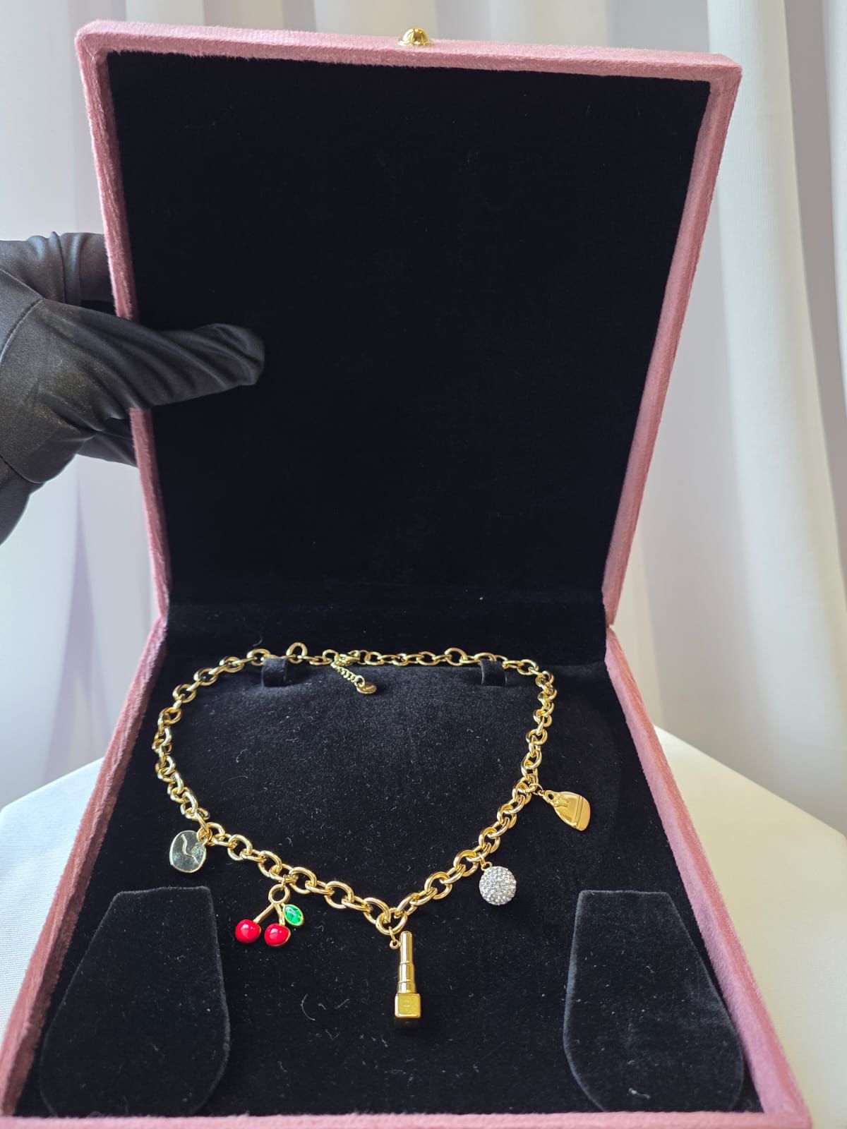 Golden Charm Statement Chain