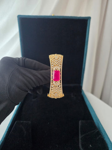 Ruby Regal Bar Statement Bracelet