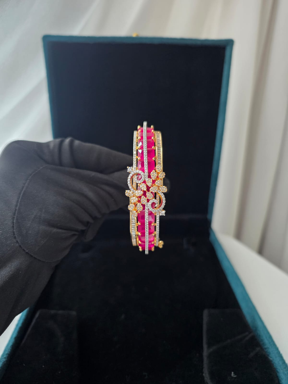 Ruby Floral Luxe Bracelet