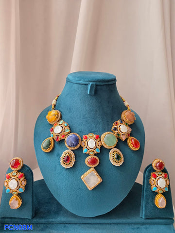 Heritage Statement Drop Necklace Set