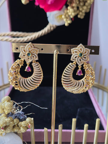 Crescent royale Jhumkas