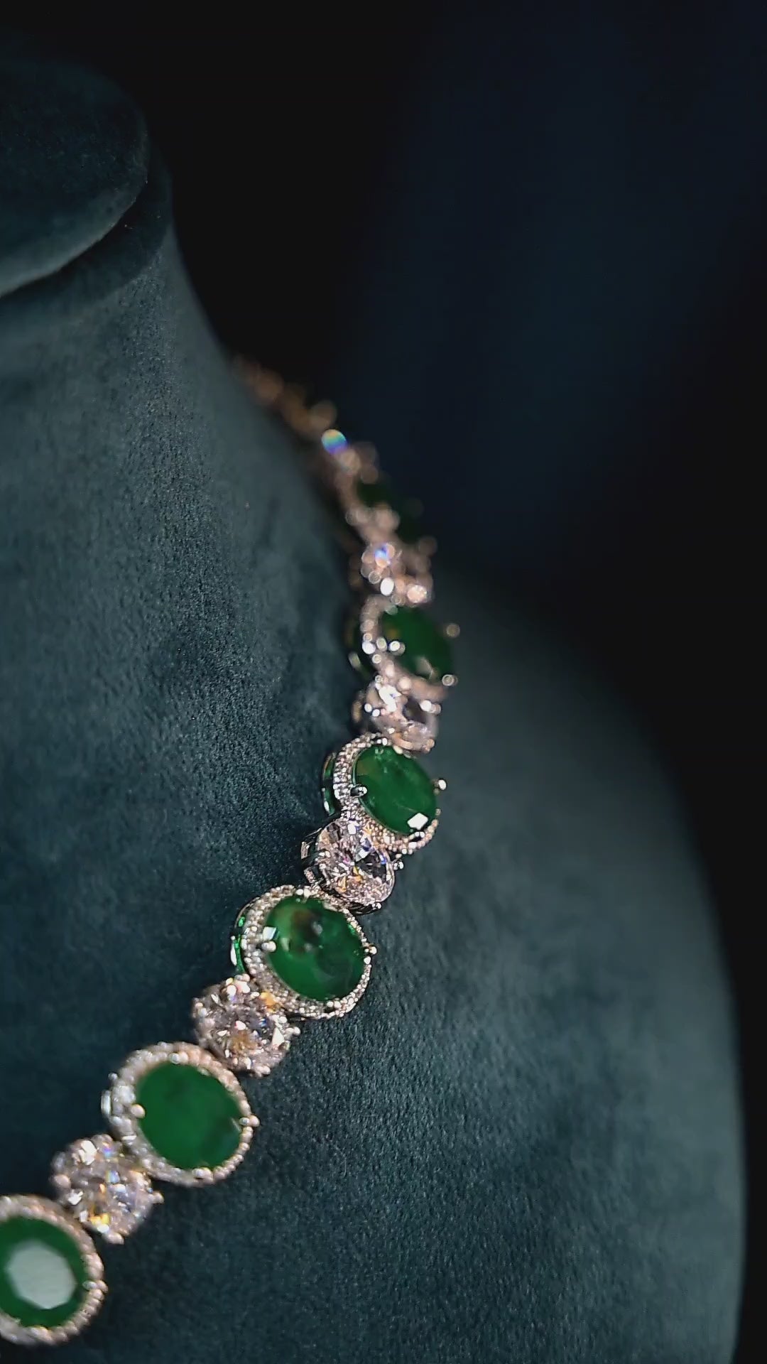 Emerald Royale Necklace Set