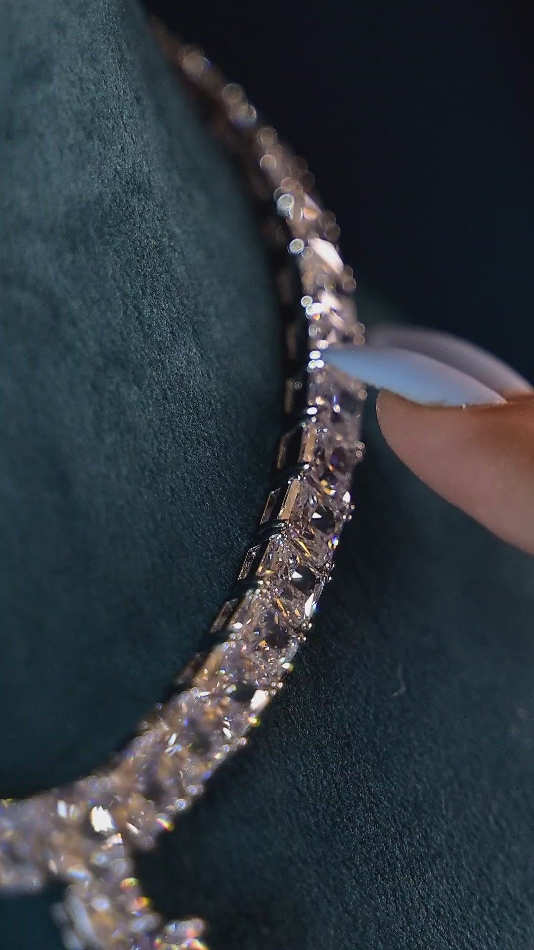 Classic Crystal Drop Necklace Set