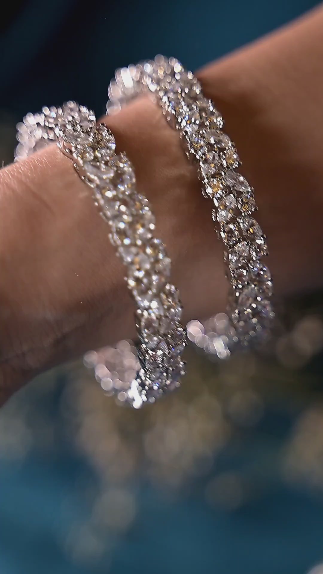 Celestial Crystal Bangles