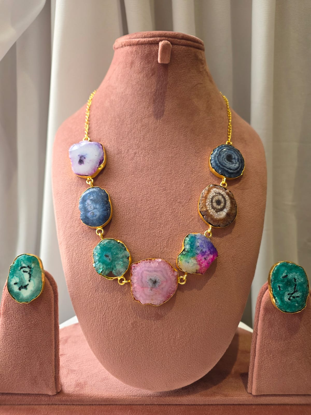 Prism Aura Slice Necklace