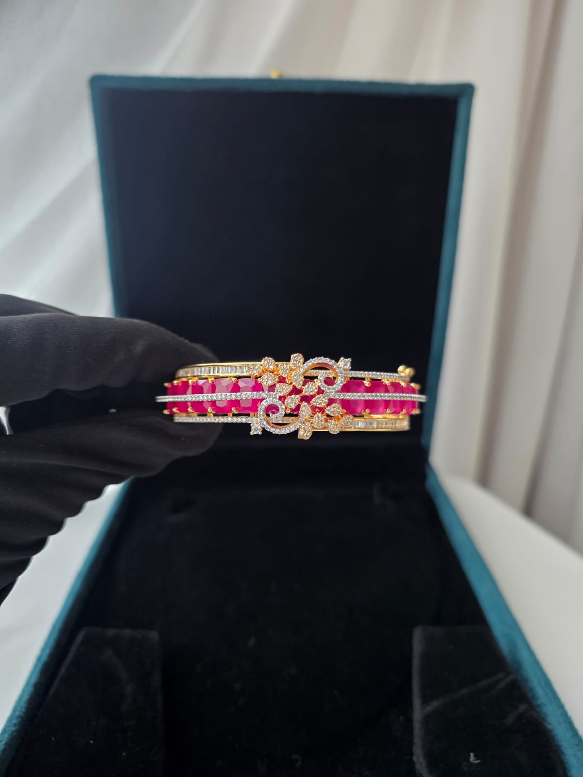 Ruby Floral Luxe Bracelet