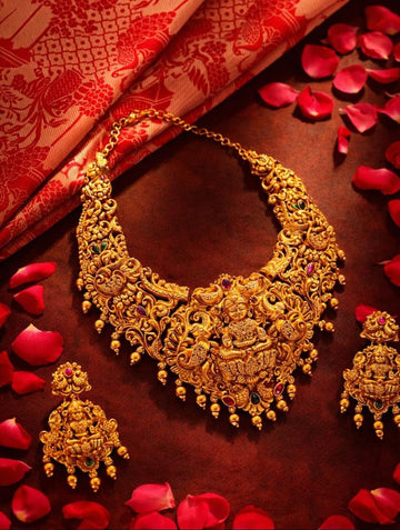 Lakshmi Temple Heritage Necklace Set