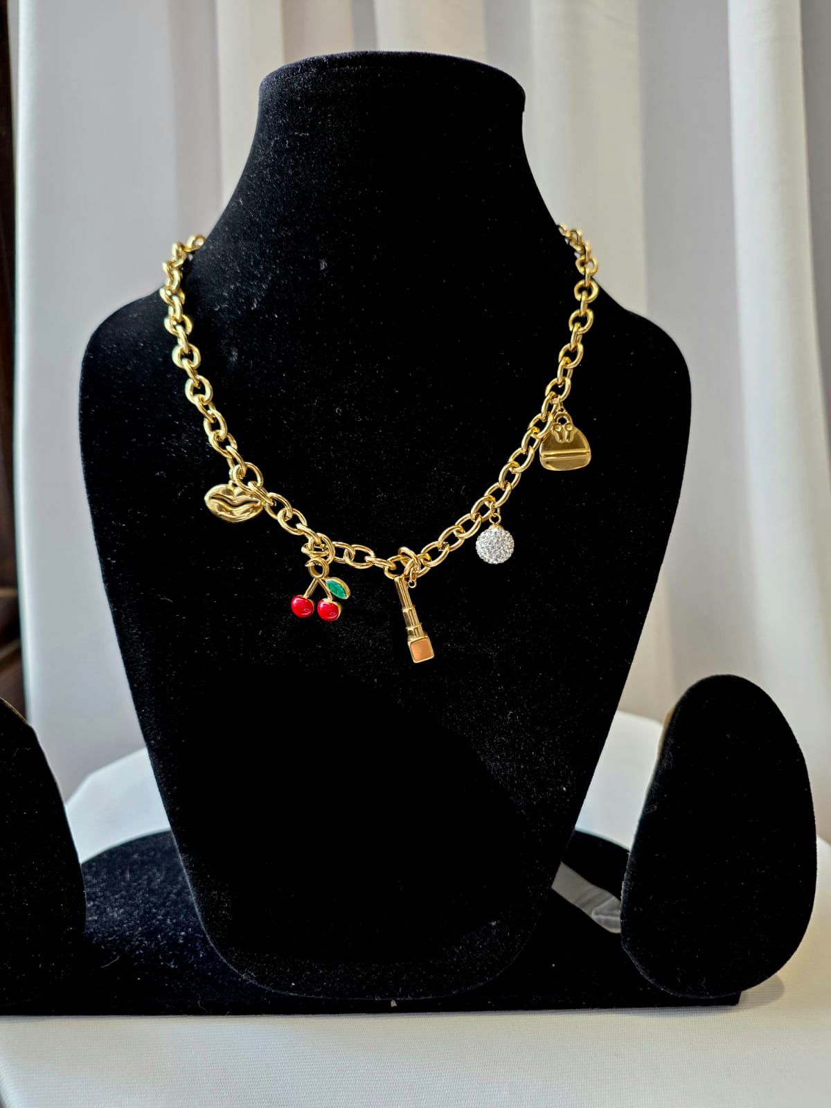 Golden Charm Statement Chain